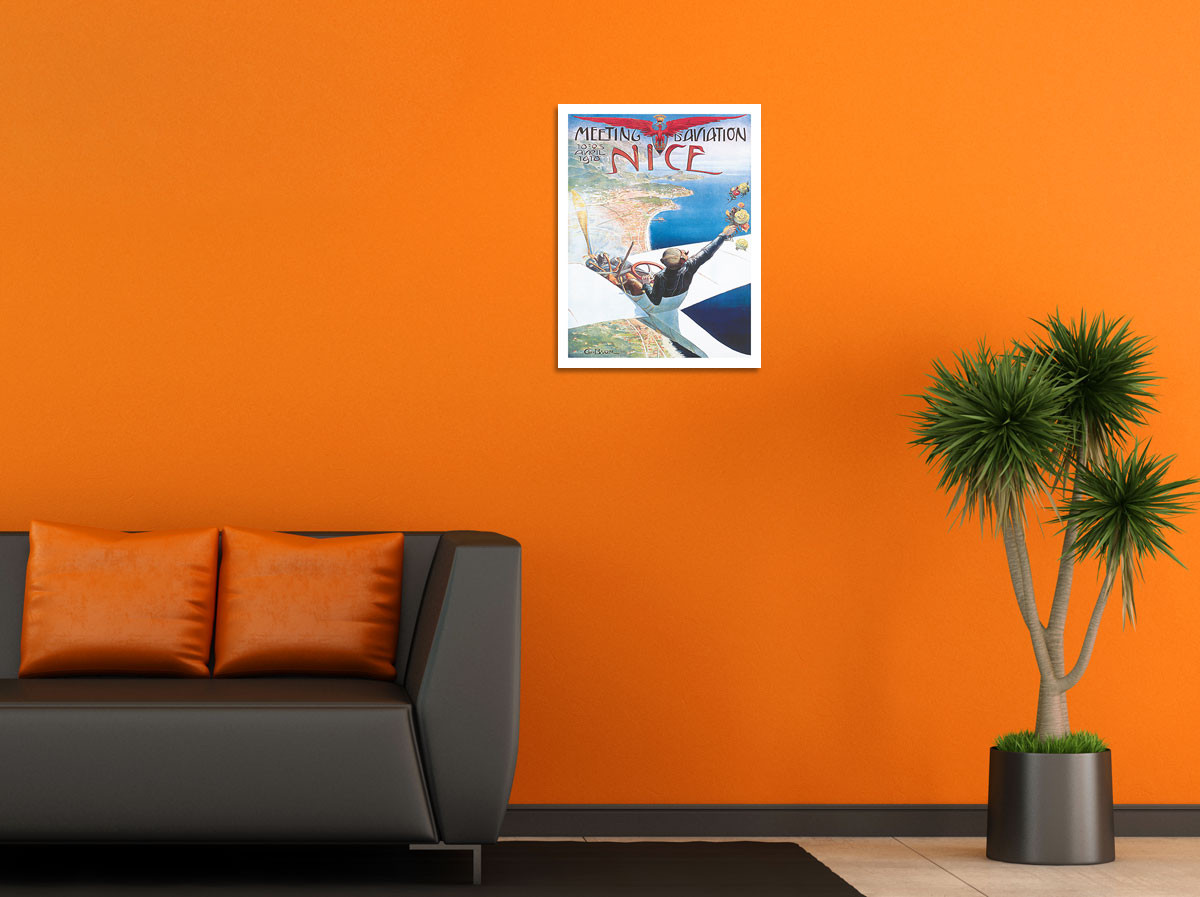 1910 Aviation Meeting (Meeting d'Aviation) - Nice, France - Fine