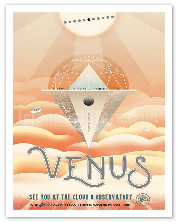 Venus - See You At The Cloud 9 Observatory - Space Travel Image
