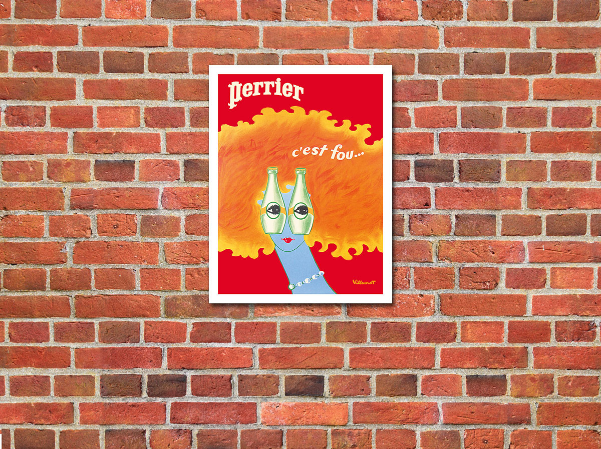 It's Crazy (C'est Fou Eyes) - Perrier Sparkling Water - c