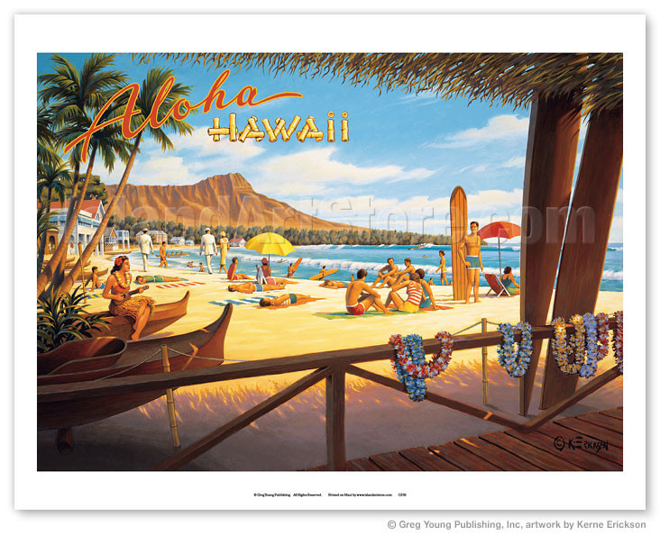 Aloha Hawaii - Diamond Head Crater - Royal Hawaiian Hotel