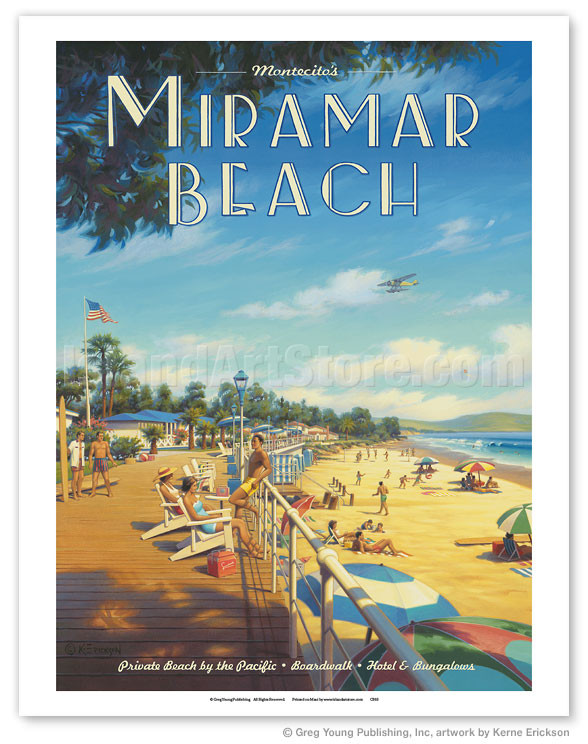 Miramar Beach Hotel - Montecito, California - Private Beach by the