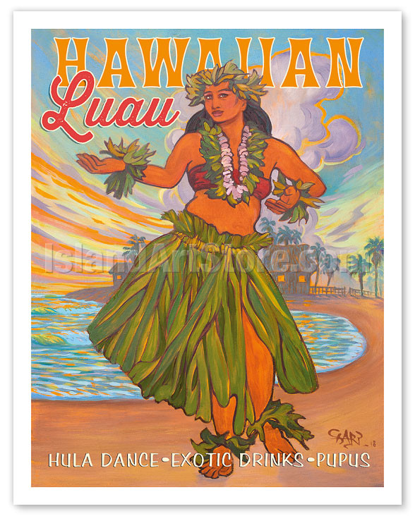 Hawaiian Luau - Hula Dance, Exotic Drinks, Pupus - Hawaii Hula
