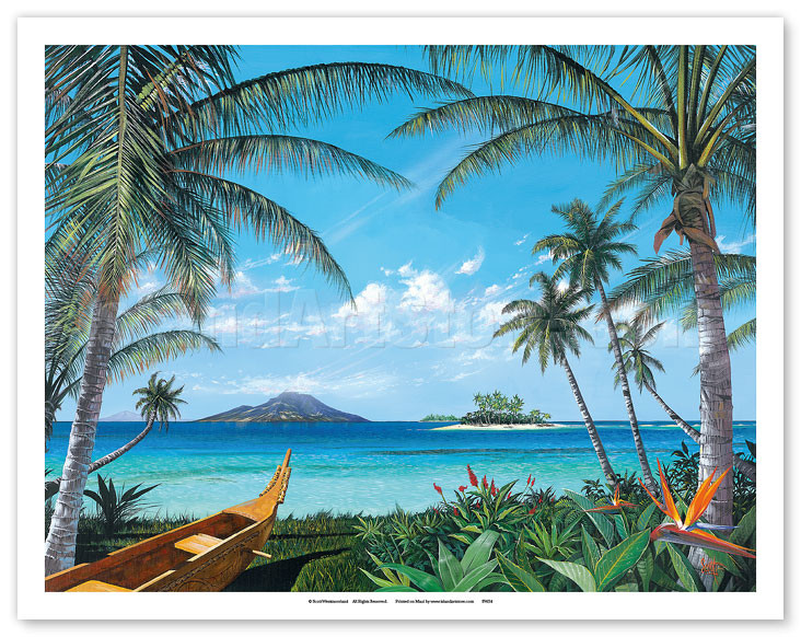 Tropic Travels - Hawaiian Paradise Ocean View by Scott