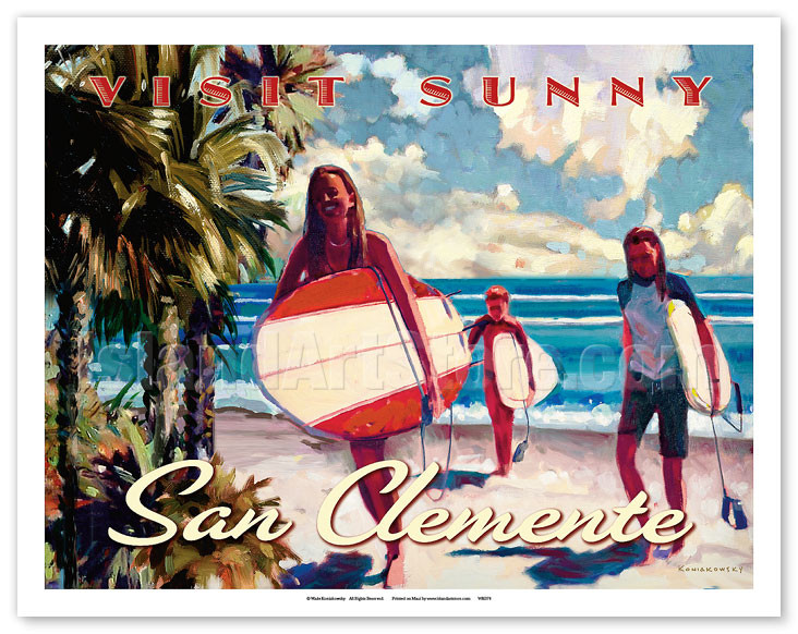 Visit Sunny San Clemente, California - Young Surfers on the Beach