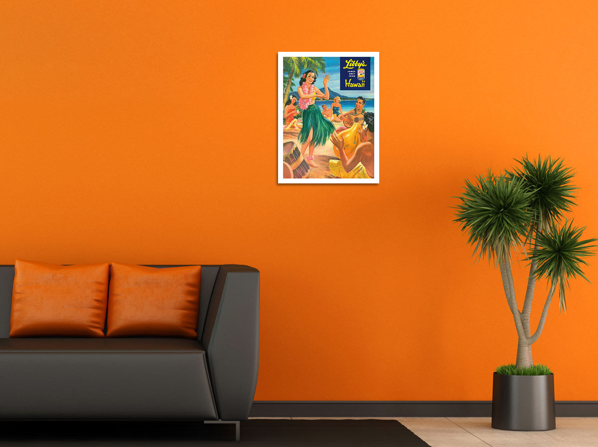 Libby's Dancing Hula Girl - Fine Art Prints & Posters