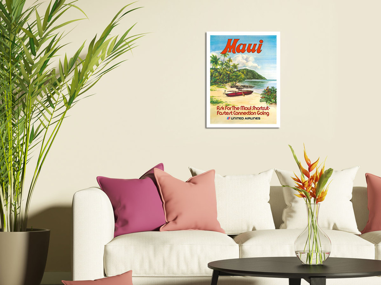 United Airlines Maui - Fine Art Prints & Posters