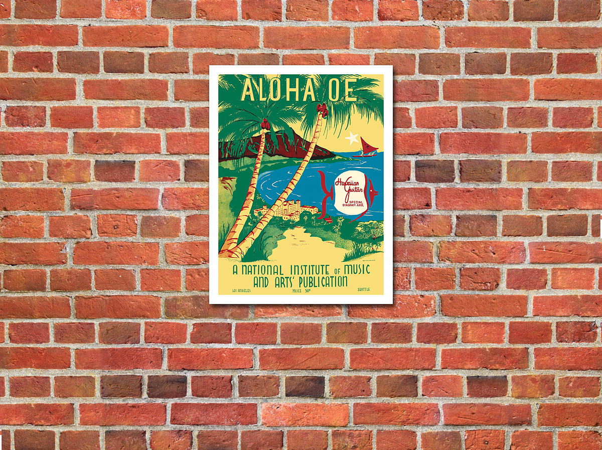 Aloha 'Oe (Farewell to Thee) - Composed by Queen Lili'uokalani - c