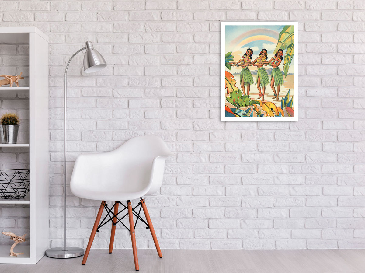 Aloha Nui Loa from Hawaii - Hula Girls - Fine Art Prints & Posters