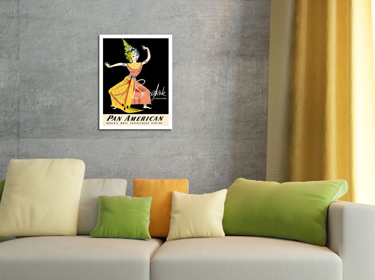 Pan Am Bangkok - Thai Dancer Thailand by Aaron Amspoker - Fine Art