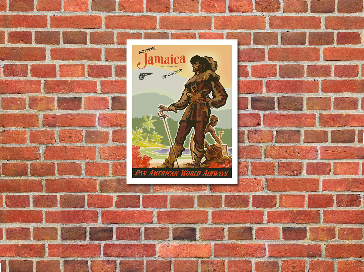 Discover Jamaica by Clipper - British West Indies - Pan American