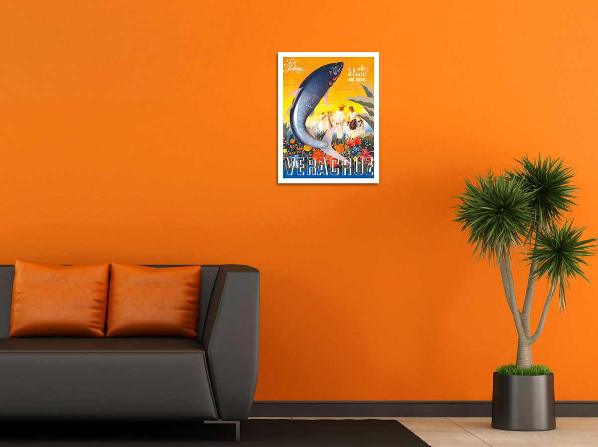 Veracruz, Mexico - For Fishing in a Setting of Flowers and Music