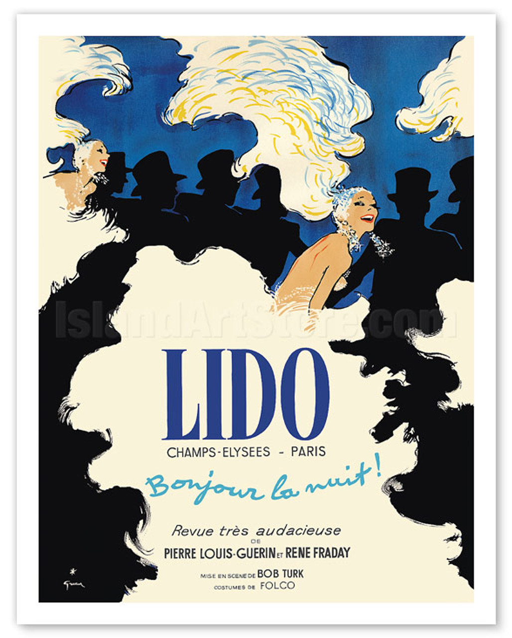 Lido Cabaret - Champs-Élysées Paris, France - Bonjour la