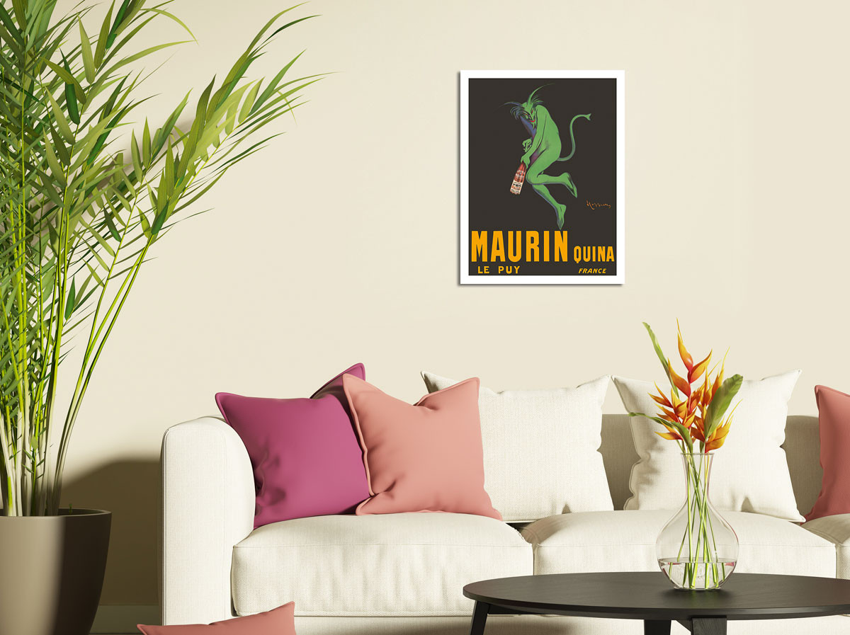 Maurin Quina - Quinina Apéritif - Green Devil - Le Puy, France by