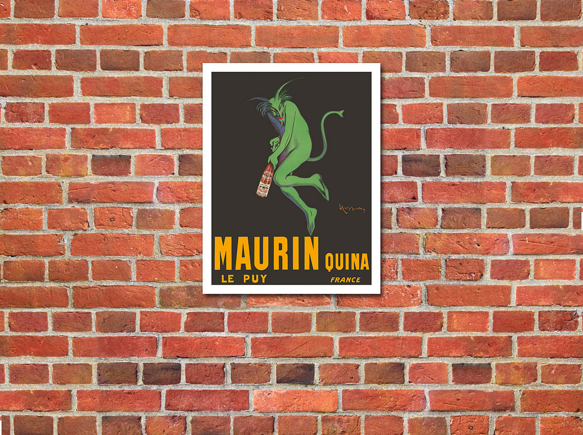 Maurin Quina - Quinina Apéritif - Green Devil - Le Puy, France by