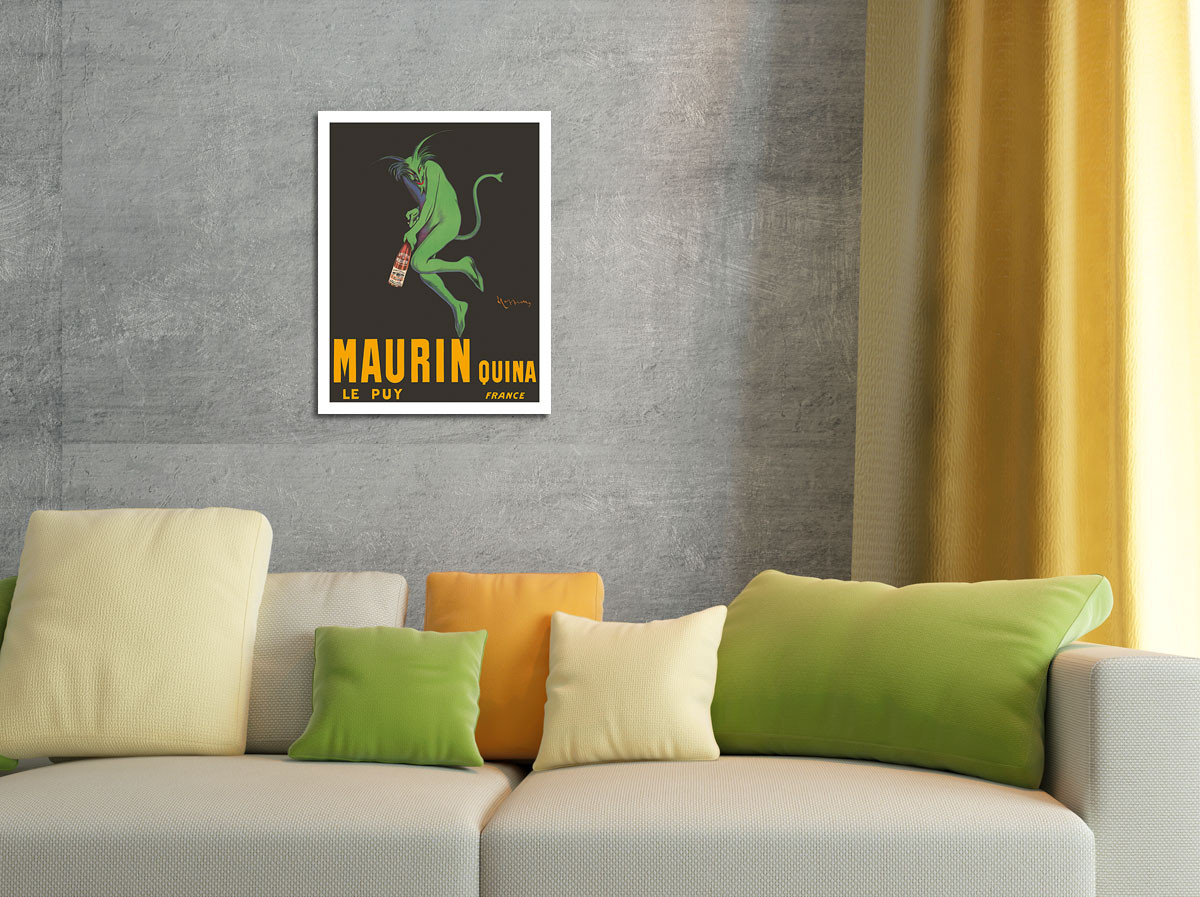 Maurin Quina - Quinina Apéritif - Green Devil - Le Puy, France by
