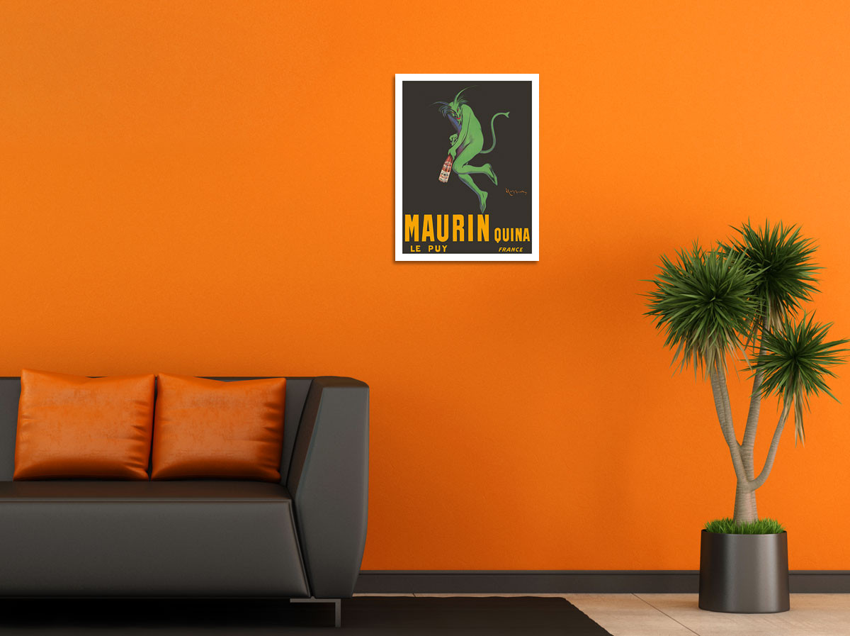 Maurin Quina - Quinina Apéritif - Green Devil - Le Puy, France by