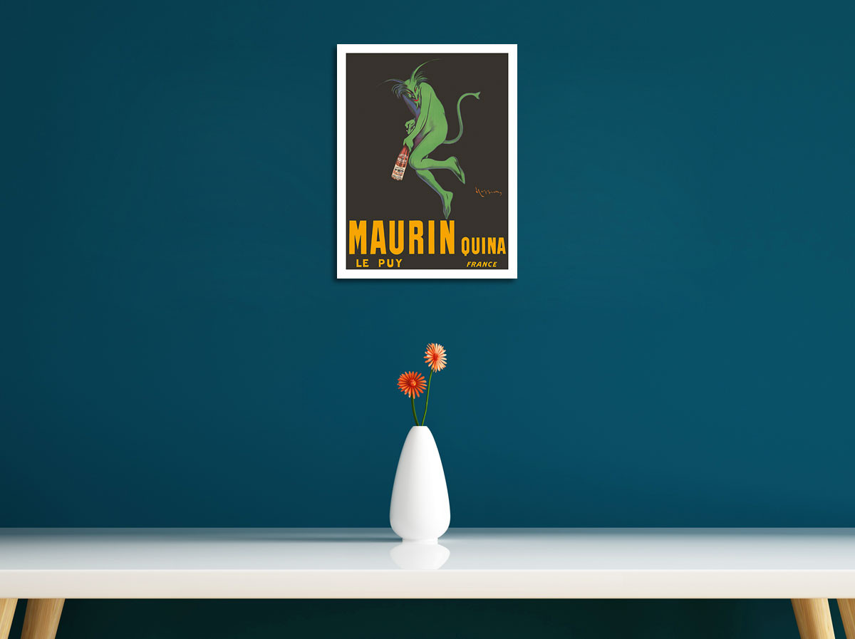 Maurin Quina - Quinina Apéritif - Green Devil - Le Puy, France by