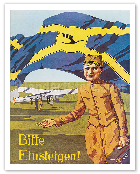 All Aboard! (Bitte Einsteigen) - Lufthansa German Airlines - c