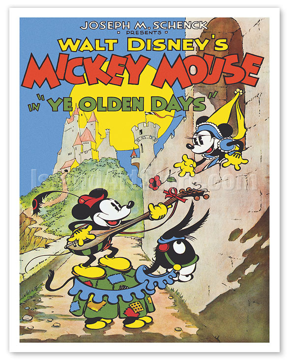 Ye Olden Days - Starring Mickey Mouse Minnie Mouse - c. 1933