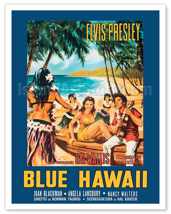 Blue Hawaii - Starring Elvis Presley - c. 1961 by Mauro Colizzi