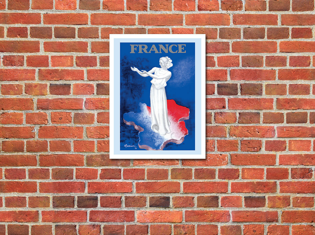 France - Statuary of Marianne - c. 1937 by Leonetto Cappiello