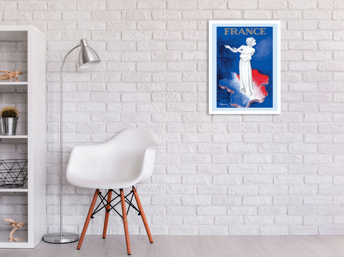 France - Statuary of Marianne - c. 1937 by Leonetto Cappiello