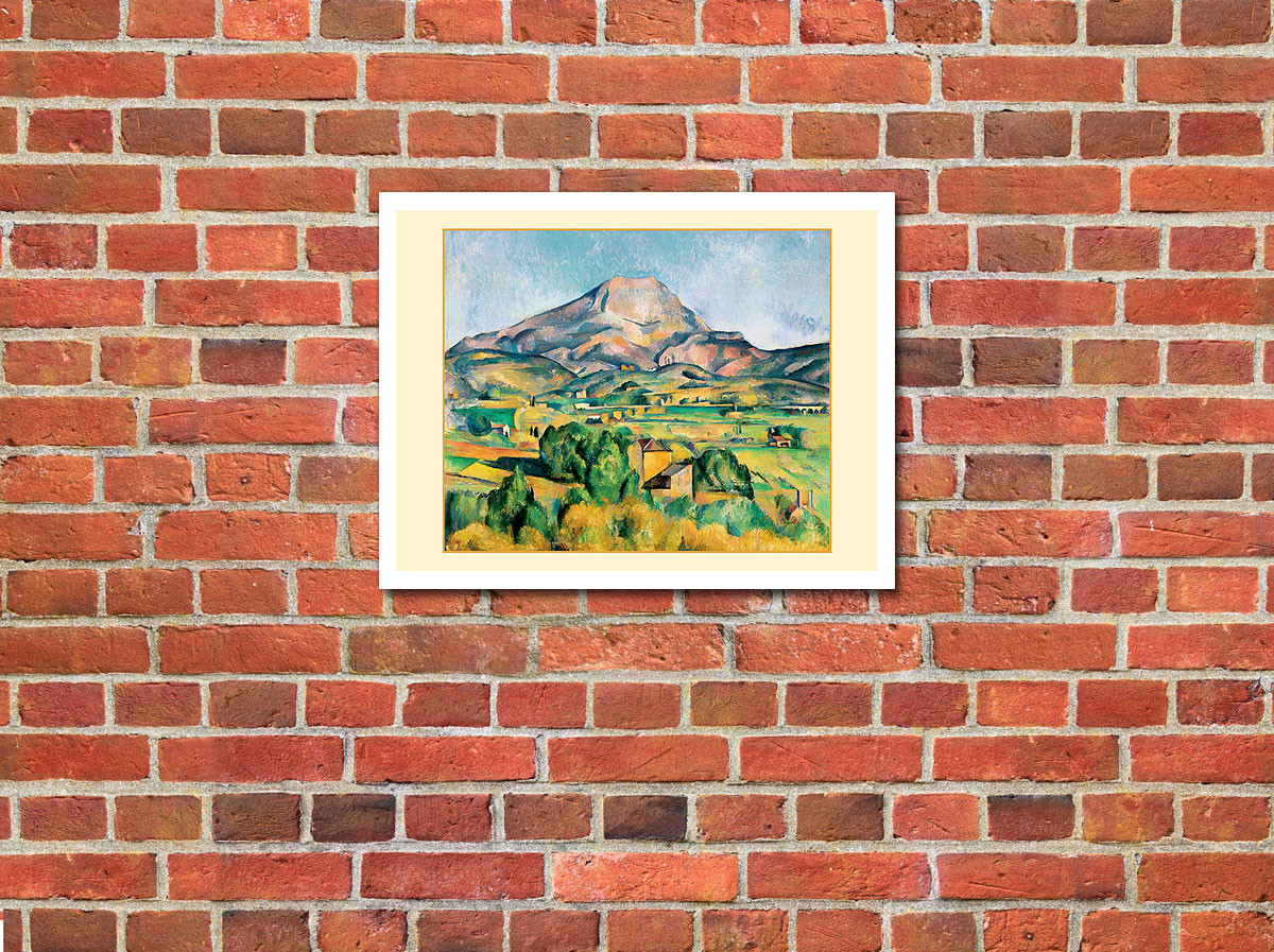 Mont Sainte-Victoire (La Montagne Sainte-Victoire) - c. 1895 by