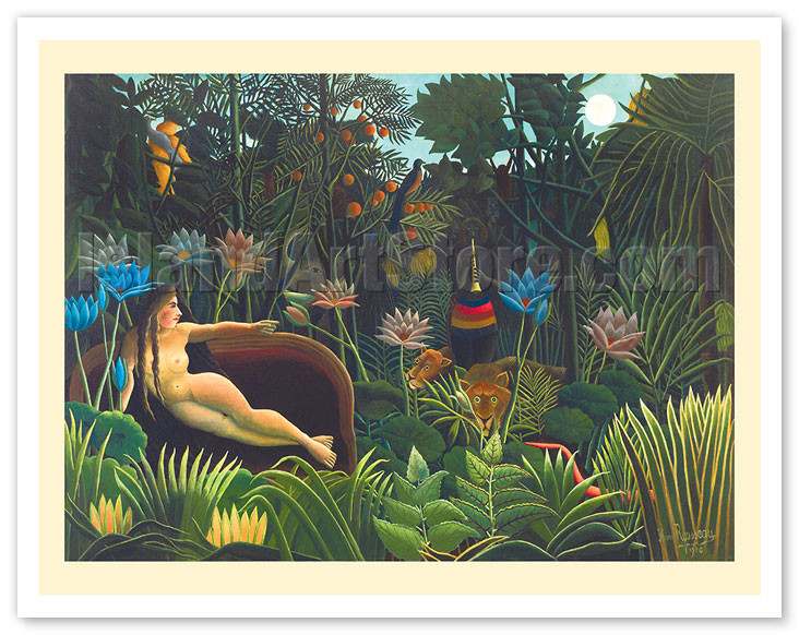 The Dream - c. 1910 by Henri Rousseau - Fine Art Prints & Posters