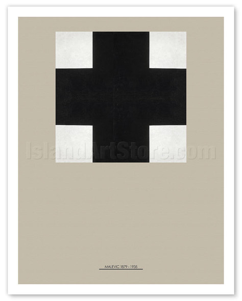 Black Cross - Malevic 1879 - 1935 - Poster by Kazimir Severinovich Malevich