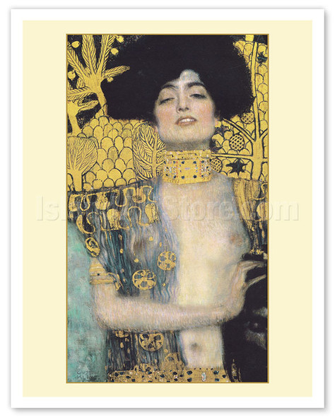 Judith and the Head of Holofernes (Judith I) - c. 1901 - Poster by Gustav Klimt