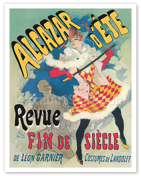 Summer Alcazar (Alcazar d'Été) - End of The Century Revue - c. 1800's - Poster by Jules Chéret