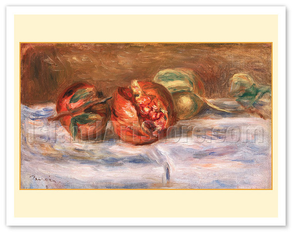 Pomegranates (Grenades) - c. 1910 - Poster by Pierre-Auguste Renoir
