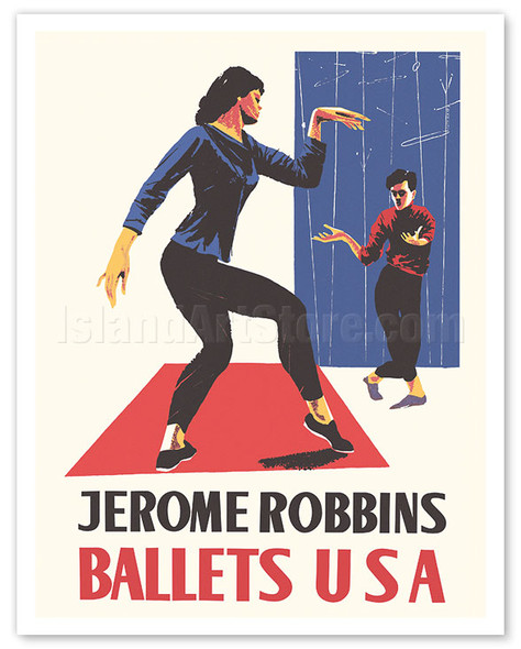 Jerome Robbins Ballets USA - c. 1959 - Poster by H. Suceska