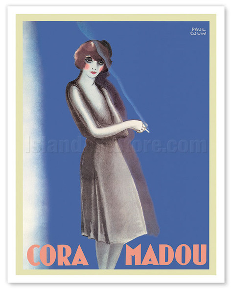 Cora Madou - Cabaret Chanteuse Singer - c. 1929 - Poster by Paul Colin