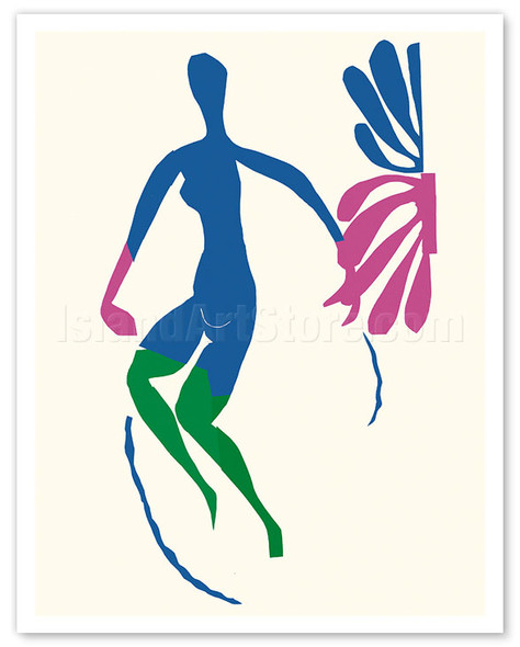 Blue Nude with Green Stockings - c. 1952 - Poster by Henri Matisse