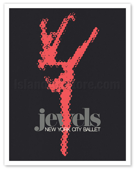 Jewels - New York City Ballet - Choreographer George Balanchine - Poster by Donn Matus