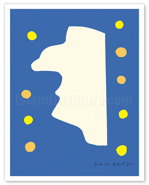 Monsieur Loyal - Design Plate IIIi for Jazz Book - c. 1946 - Poster by Henri Matisse