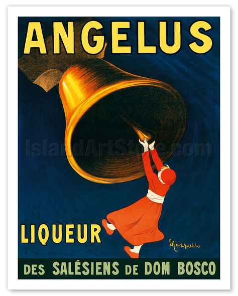 Angelus - Liqueur of the Salesians of Dom Bosco Religious Order - Poster by Leonetto Cappiello