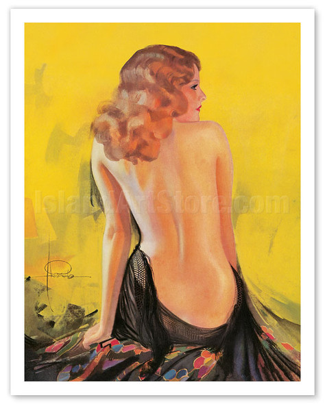 Nude Glamour Art - Front Cover College Humor Magazine May 1932 - Poster by Rolf Armstrong