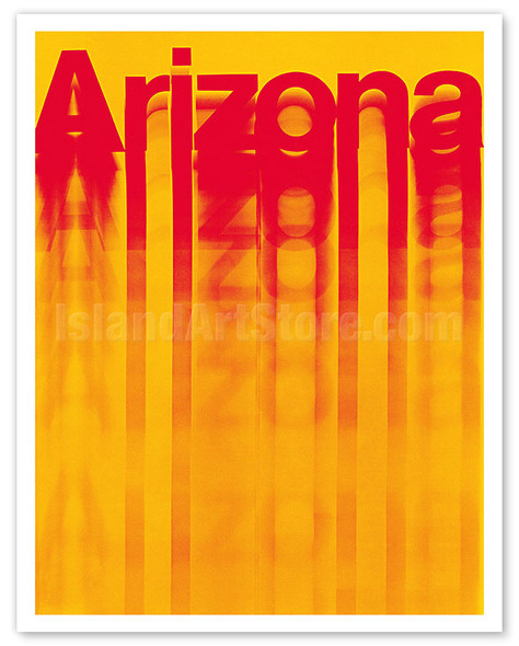 Arizona - c. 1969 - Vintage Airline Travel Poster