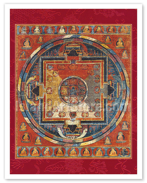 The 62 Deity Mandala of Chakrasamvara - Tibet, 19th Century