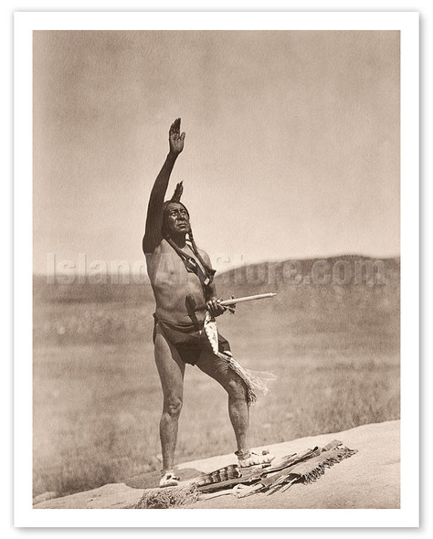 The Invocation, Sioux - Dakota, The North American Indian - c. 1907 - Poster by Edward S. Curtis