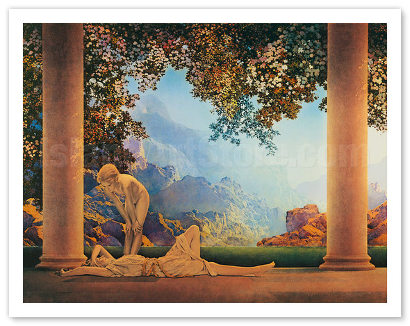 Daybreak - c. 1922 - Poster by Maxfield Parrish