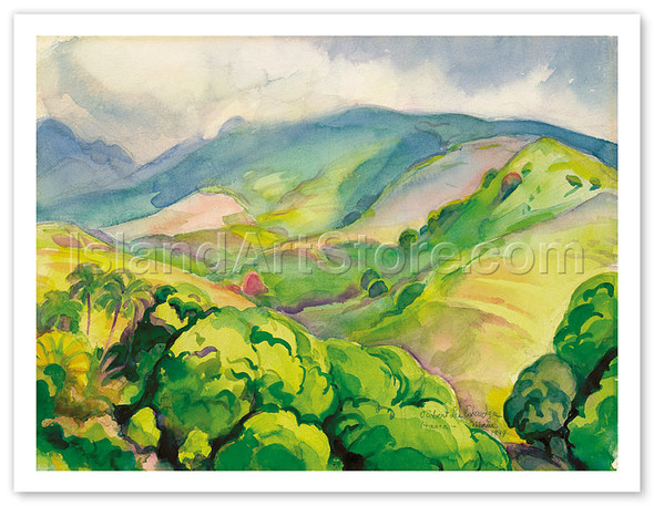 Heavenly Hana, Maui, Hawaii, USA - Poster by Robert Lee Ederidge