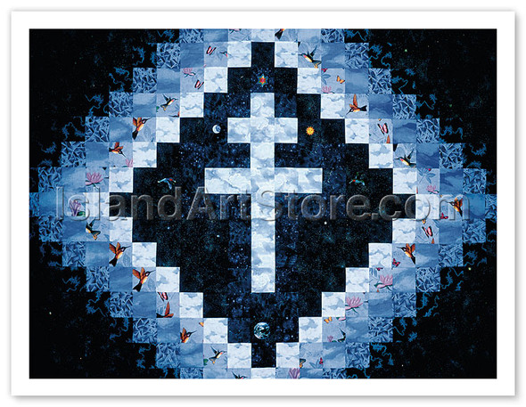 Santo Cruzeiro (Holy Cross) - Santo Daime - Cross of Lorraine - Poster by Emmet Murray