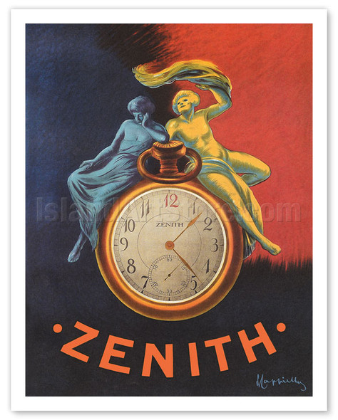 Zenith - Pocket Watch - c. 1912 - Poster by Leonetto Cappiello