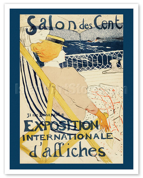 Salon des Cent Exposition Internationale d’Affiches - c. 1895 - Poster by Henri de Toulouse-Lautrec