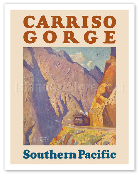 Carriso Gorge California - Southern Pacific Railroad - c. 1929 - Poster by Maurice Logan