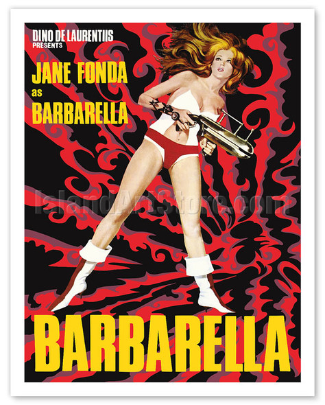 Barbarella - Starring Jane Fonda - c. 1968 - Vintage Film Movie Poster