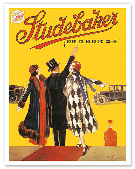 Studebaker - This is our Car (Este es nuestro Coche) - c. 1925 - Poster by Leonetto Cappiello